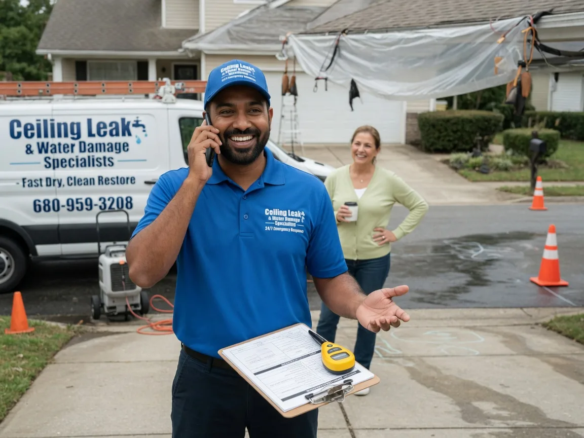 Ceiling Leak Cleanup Carmen, OK FAQs